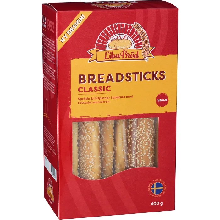 Bread Sticks Sesam 450g Liba Bröd