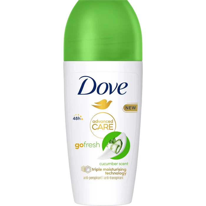 Deodorant 72h Advanced Care Cucumber Roll-On 50ml Dove
