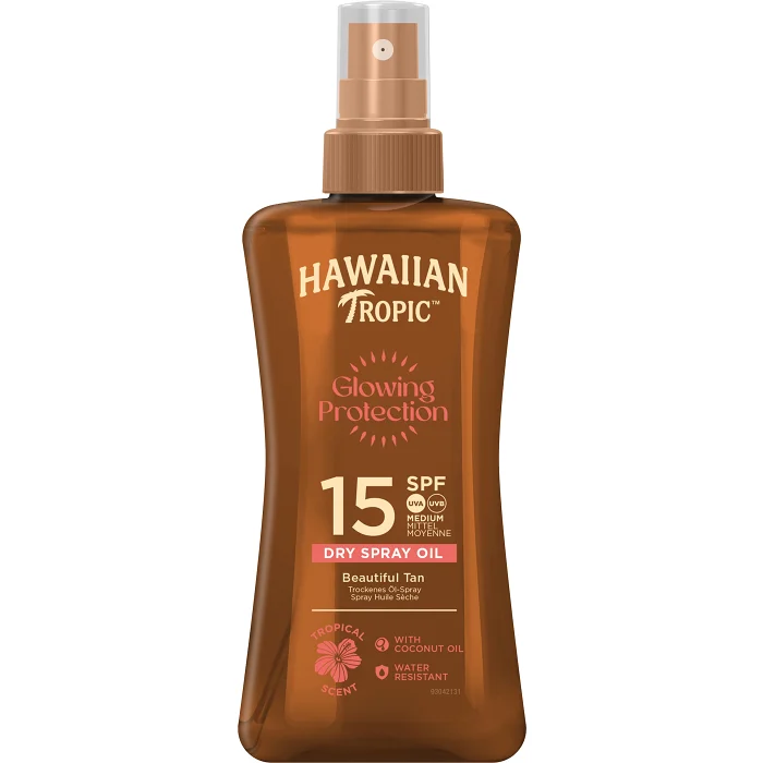 Sololja Glowing Protection Oil Spray SPF15 200ml Hawaiian Tropic