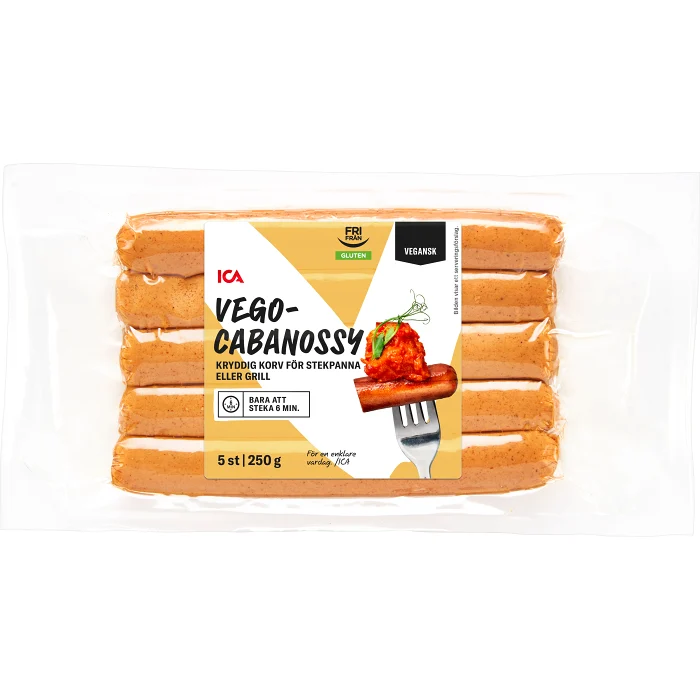 Vego-Cabanossy Kryddig 250g ICA