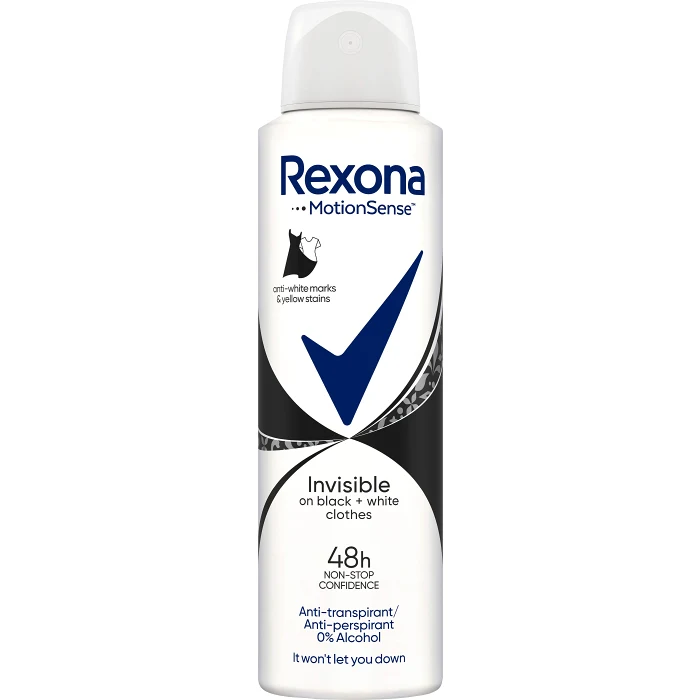 Invisible diamond Deodorant Spray 150ml Rexona