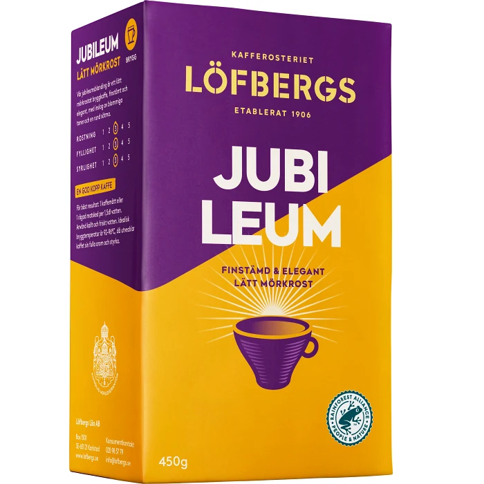 Bryggkaffe Jubileum 450g Löfbergs