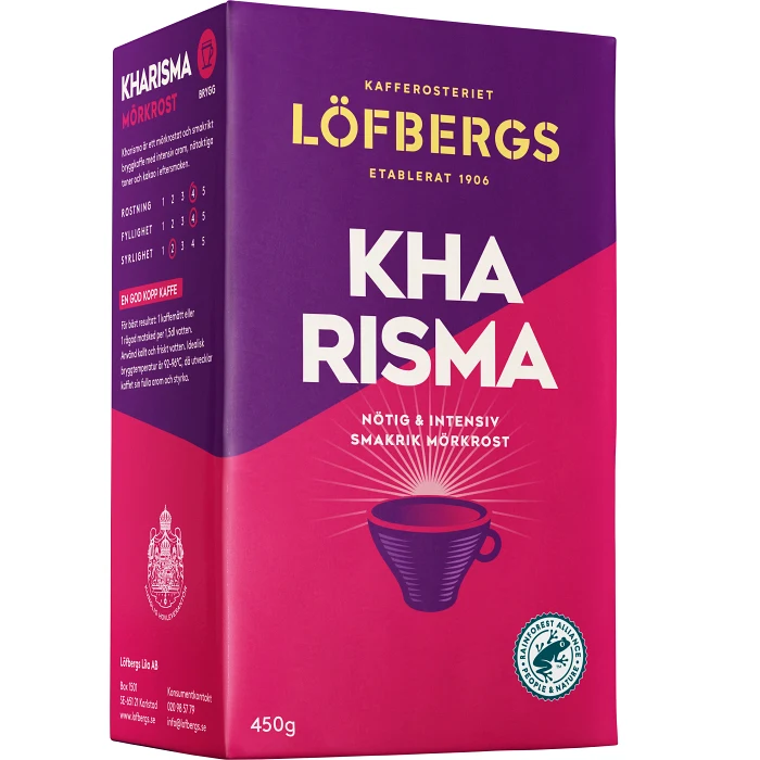 Bryggkaffe Kharisma 450g Löfbergs