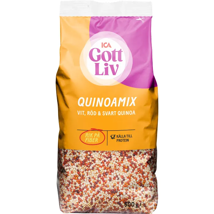 Quinoa tricolore 500g ICA Gott liv