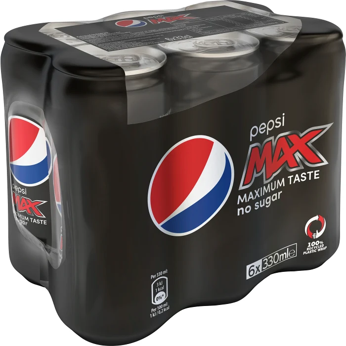 Läsk Pepsi Max 33cl 6p Pepsi