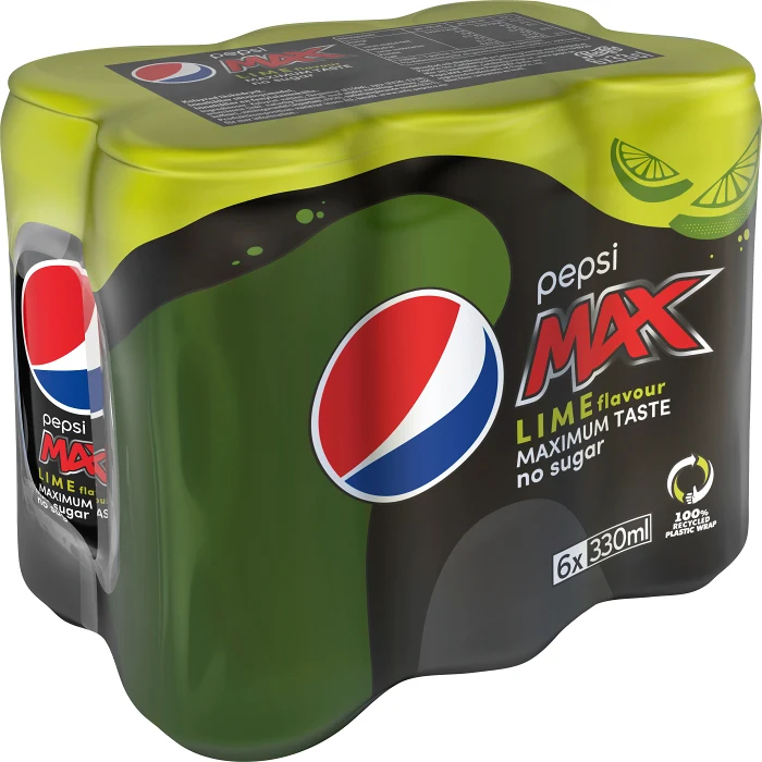 Läsk Cola Max Lime 6x33cl Pepsi