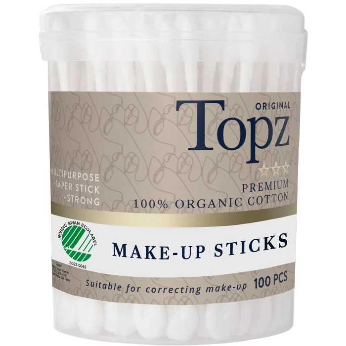Bomullspinnar Make-up 100-p Topz