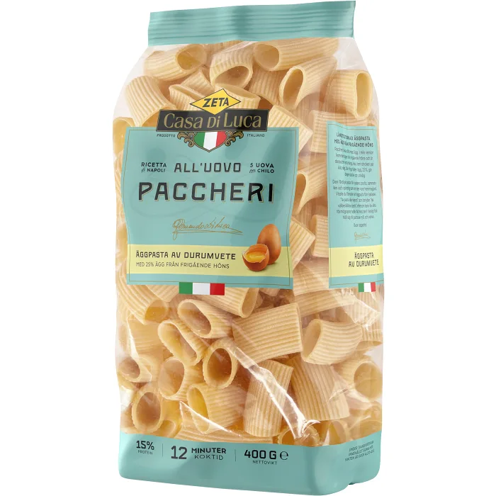 Pasta Paccheri 400g Zeta