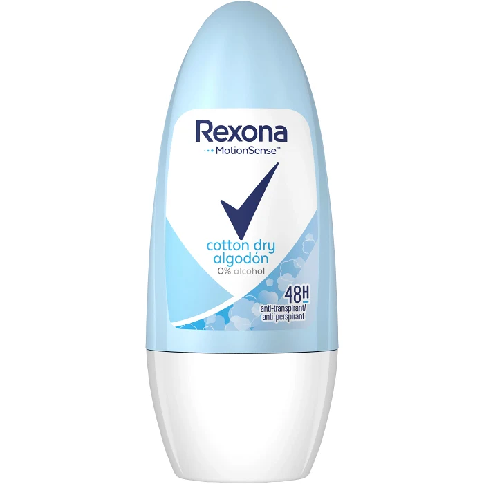 Deodorant Roll-on Cotton Dry 50ml Rexona