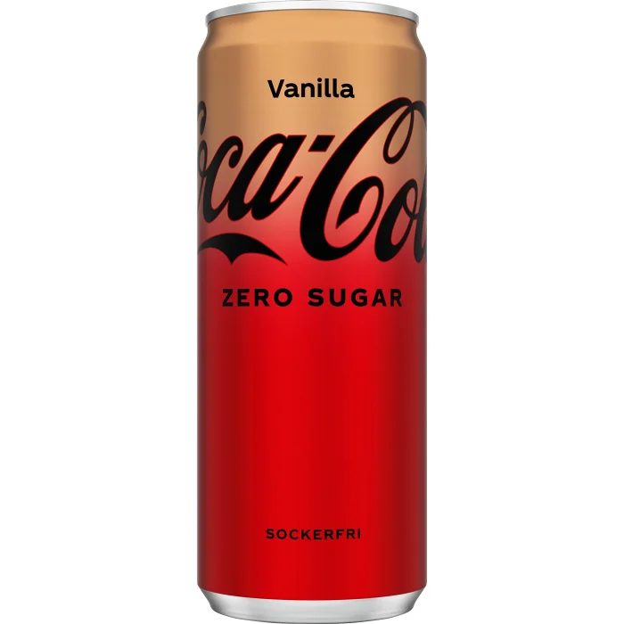 Läsk Cola Vanilj Zero 33cl Coca-Cola