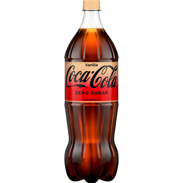 Läsk Cola Vanilla Zero 1,5l Coca-Cola