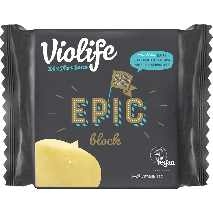 Cheddar epic block vegan Glutenfri Laktosfri 200g Violife