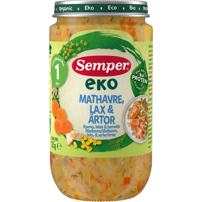 Mathavre, Lax & Ärtor EKO 1år 235g Semper