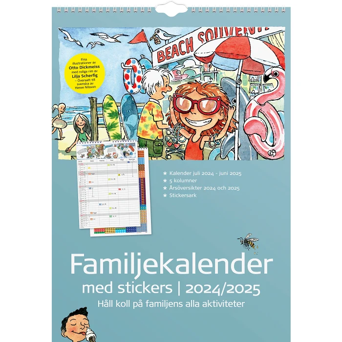 Familjekalender 24/25 Stickers