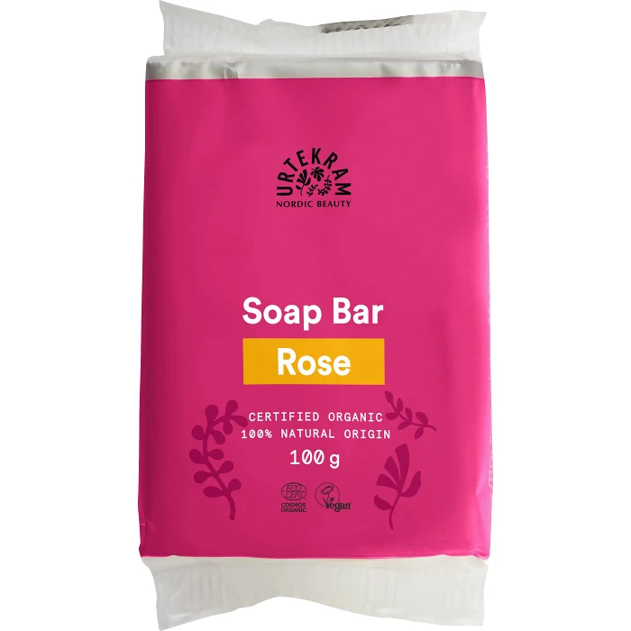 Handtvål Rose 100g Urtekram