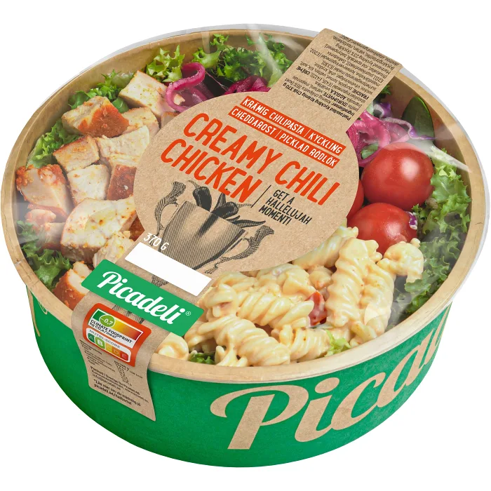 Pastasallad Kyckling Krämig Chili 370g Picadeli