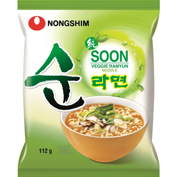 Snabbnudlar Soon Veggie Ramyun 112g Nongshim