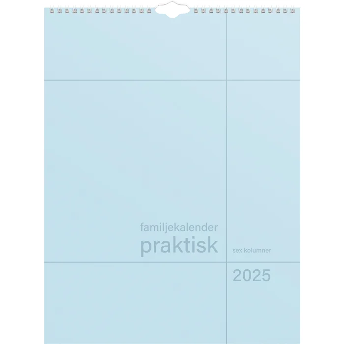 Väggkal Familj Praktisk 2025