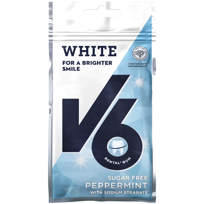 Tuggummi White peppermint 30,8g 1-p V6