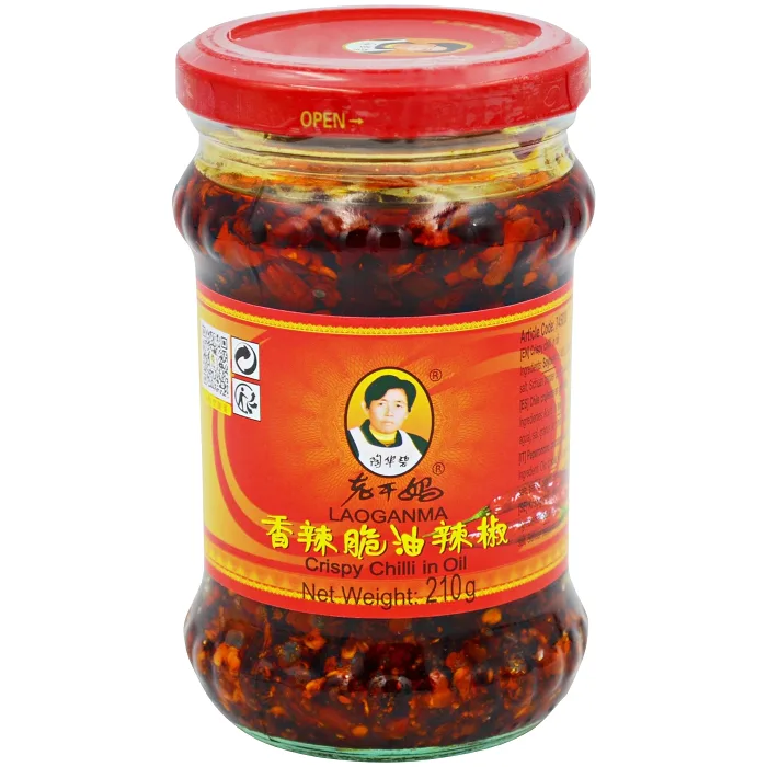 Crispy chilli i olja 210g Laoganma