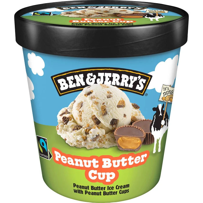 Glass Peanut Butter Cup 465ml Ben & Jerrys