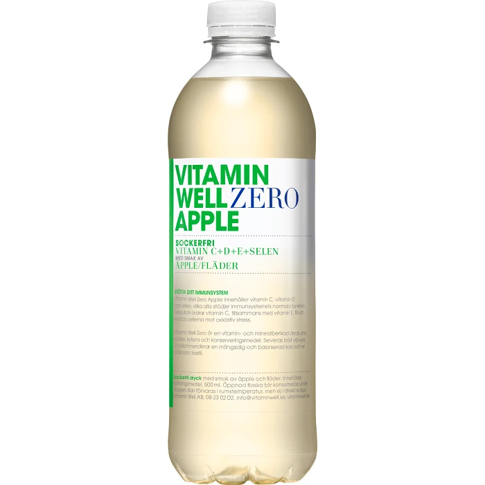 Zero Apple 50cl Vitamin Well