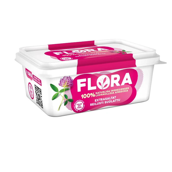 Margarin Extrasaltat växtbaserad 59% 400g Flora