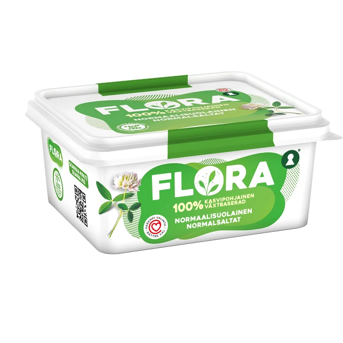 Margarin Normalsaltat växtbaserad 59% 600g Flora