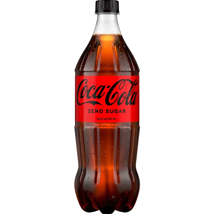 Läsk Cola Zero 1l Coca-Cola