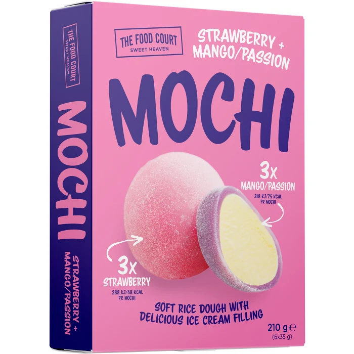 Mochi Strawberry & Mango/passion 210g The Food Court