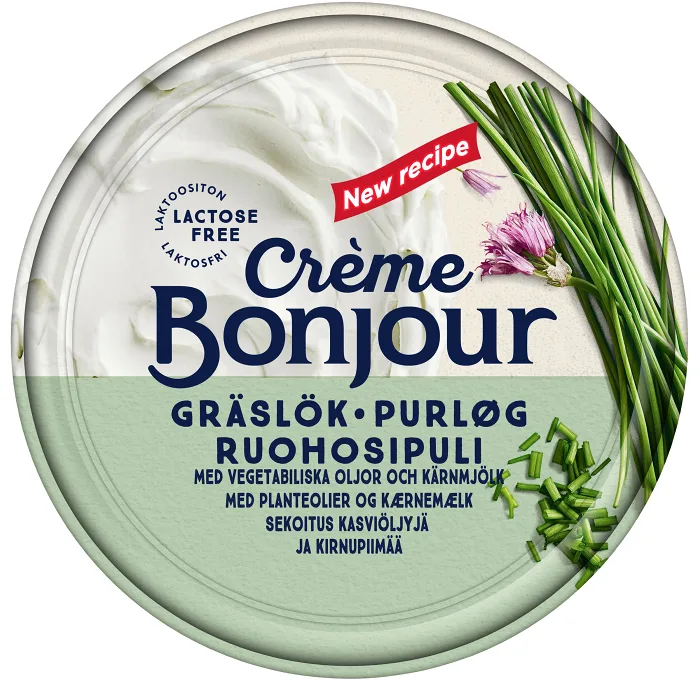 Färskost Gräslök laktosfri 100g Creme Bonjour