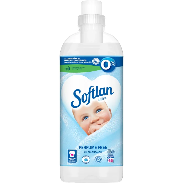 Sköljmedel Perfume Free 1l Softlan