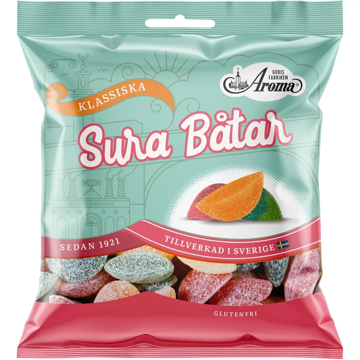 Godispåse Sura Båtar 115g Aroma