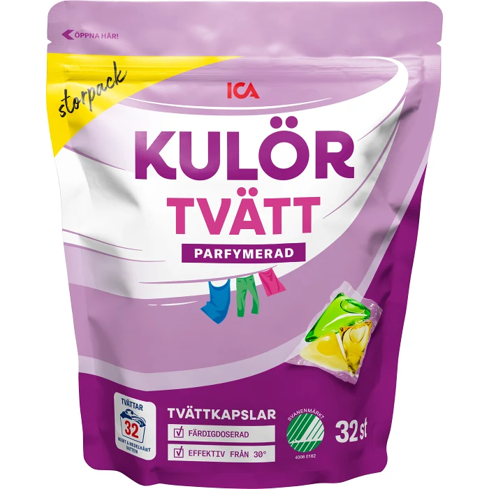 Tvättkapslar 32-p ICA