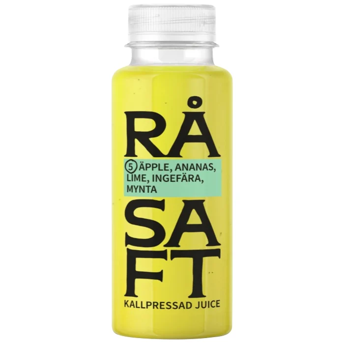 Juice Råsaft Äpple Ananas Lime 250ml Loviseberg