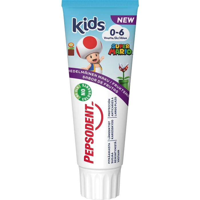 Tandkräm Kids 0-6 år Fruity 75ml Pepsodent