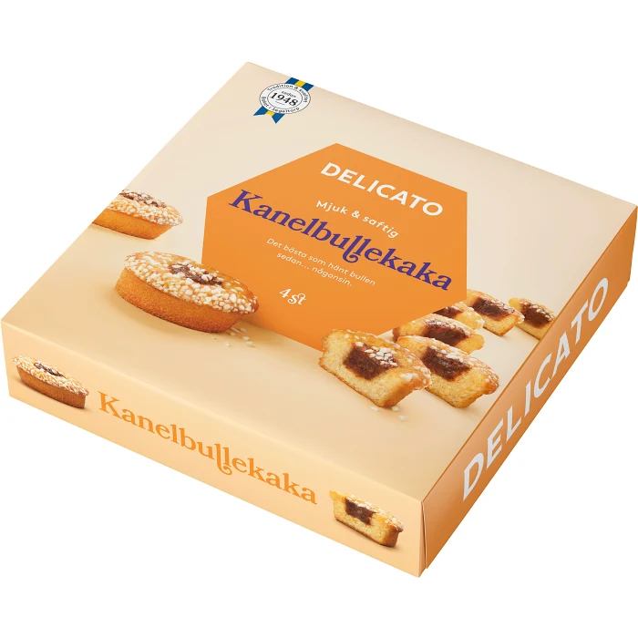 Kondisbitar Kanelbullekaka 4-p 200 g Delicato