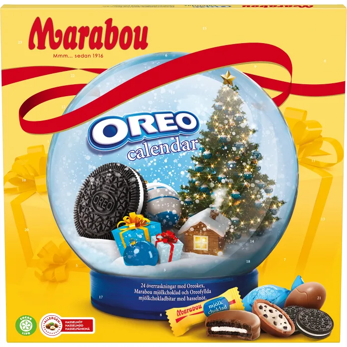 Chokladkalender Oreo LTD 275g Marabou