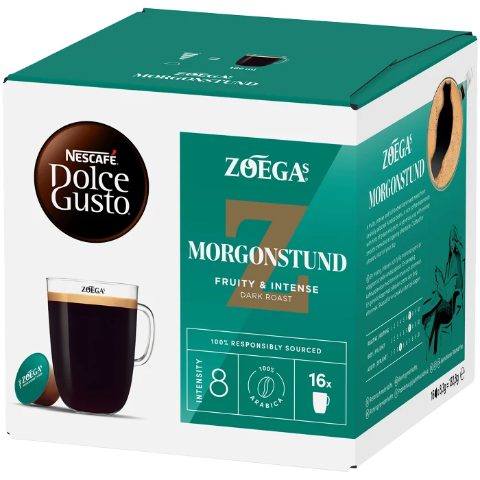 Kaffekapslar Zoégas Morgonstund 16p Dolce Gusto