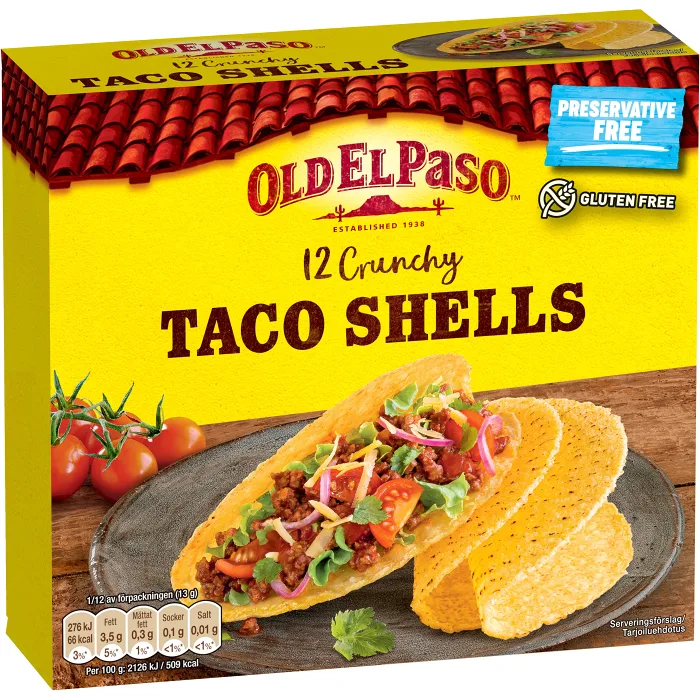 Taco Shells 12p Old El Paso