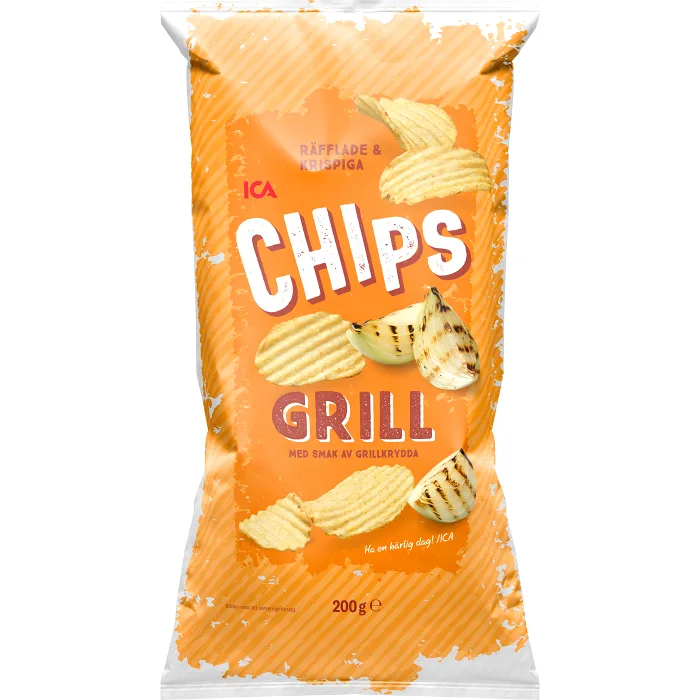 Chips Grill 200g ICA