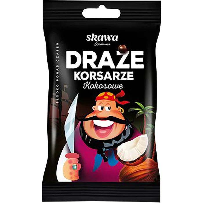 Kokosdragé 70g Skawa