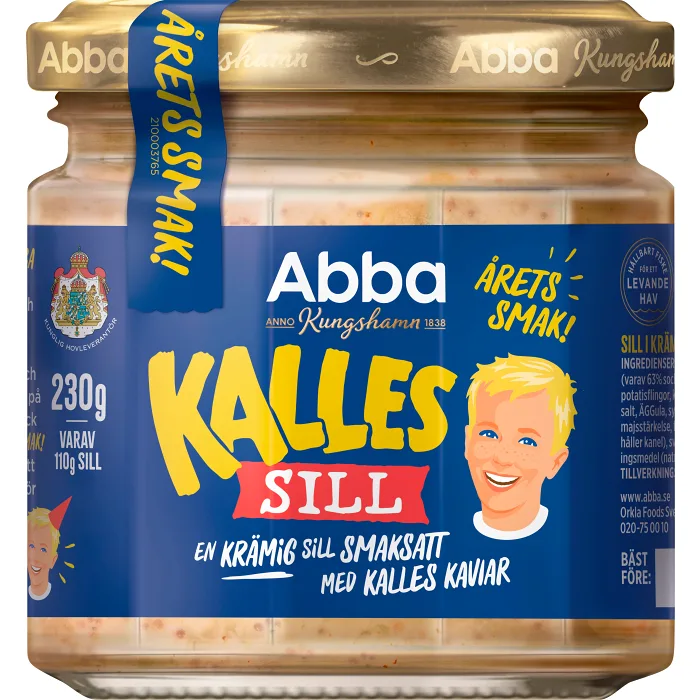 Årets sill Kalles kaviar 230g Abba