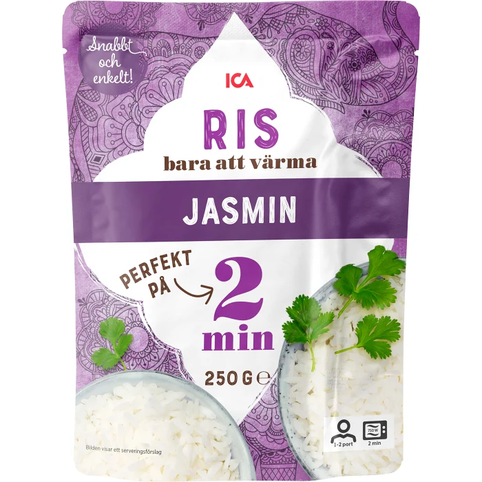 Jasminris snabbris färdigkokt 250g ICA