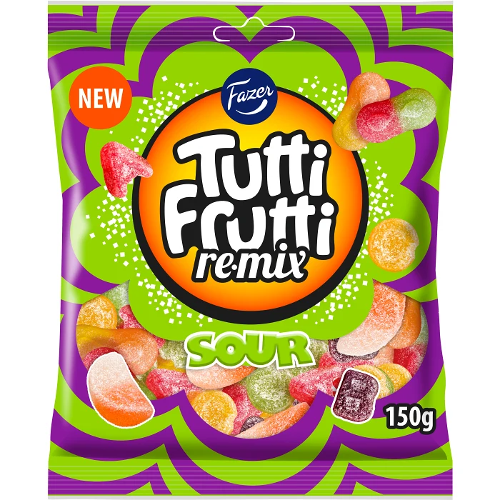 Godispåse Tutti Frutti Remix Sour 150g Fazer