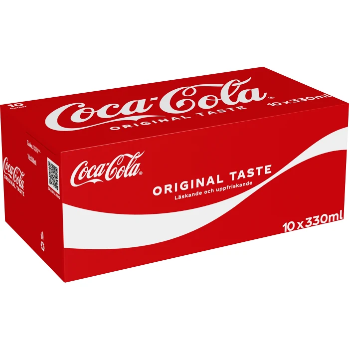 Läsk 33cl 10-p Coca-Cola