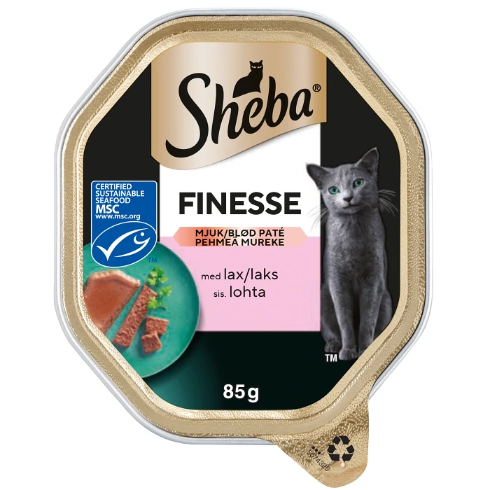 Kattmat Lax mousse 85g Sheba