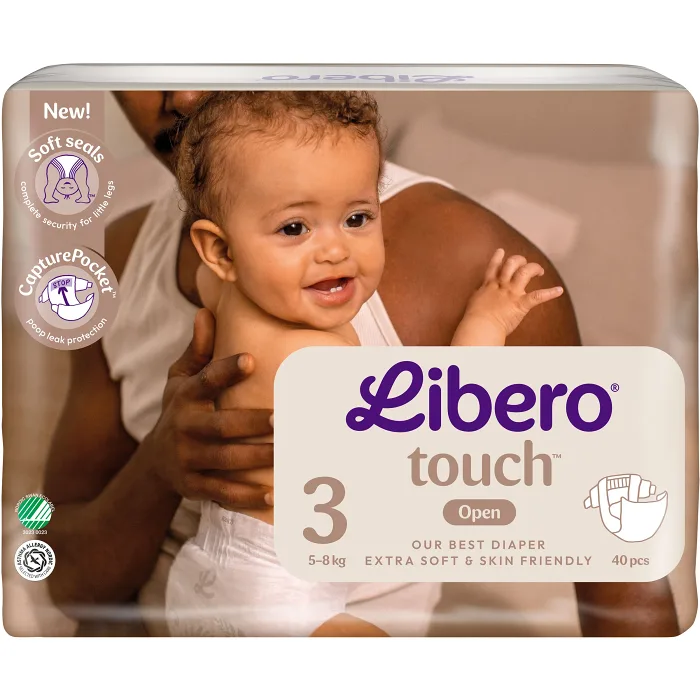 Blöjor Touch Strl 3 5-8kg 40-p Libero