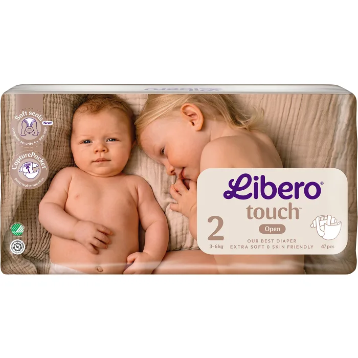 Blöjor Touch Strl 2 3-6kg 47-p Libero