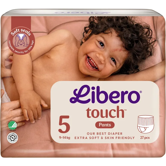 Byxblöjor Touch Strl 5 9-14kg 27-p Libero